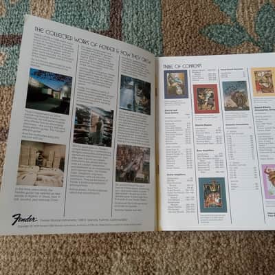 Vintage 1976 Fender Full-Line, Full-Color Catalog! Rare, Original Case Candy, Paperwork! image 2