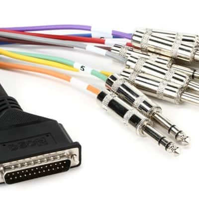 Hosa DTP-803 8-channel DB25 to 1/4 inch TRS Snake - 9.9 foot image 2