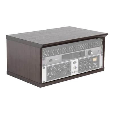 Gator Cases GFW-ELITERK-4U-BRN Elite 4U Desktop Studio Rack in Brown image 1