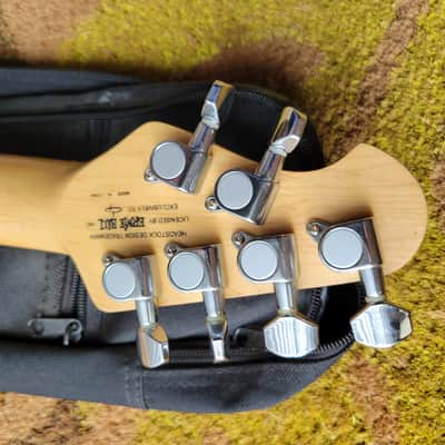 OLP(Music Man) Axis - Black sparkle with gig bag and splitters image 5
