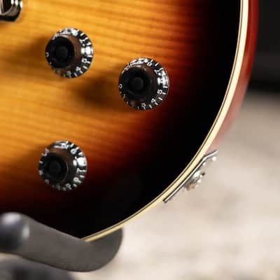 Epiphone Les Paul Special Double Cut Figured Electric Guitar - Bourbon Burst image 11