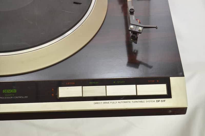 Vintage Denon DP-51F Automatic Direct Drive Turntable Record | Reverb