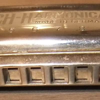 RARE, VINTAGE KOCH 10-NOTE CHROMATIC HARMONICA - GOOD, USED AND WORKING image 3
