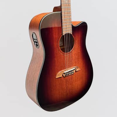 Alvarez AD66CE Dreadnought Acoustic-Electric Guitar - Shadow Burst image 2