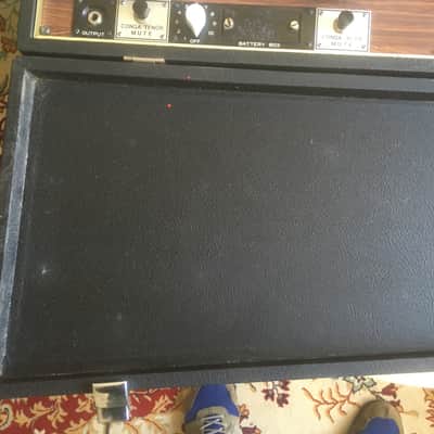 Super Rare Mica-Sonic Electronic Congo / Bongo / Wood Block Drum Machine image 10