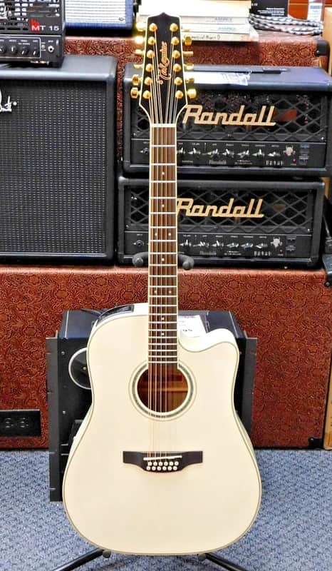 2025 Takamine GD37CE 12-String Dreadnought Acoustic-Electric Guitar! Pearl White! VERY NICE!!! image 1