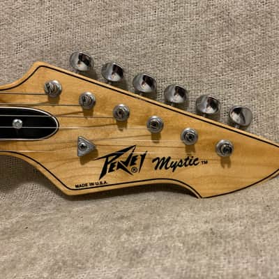 1983 USA Peavey Mystic Hardtail Electric Guitar Original Blade Pickups Bizarre Pointy image 3