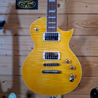 ESP LTD EC256 - Flame Maple - Lemon Drop image 1