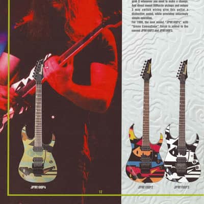John Petrucci Tour Used Ibanez JPM100P3 Provenance Included image 24
