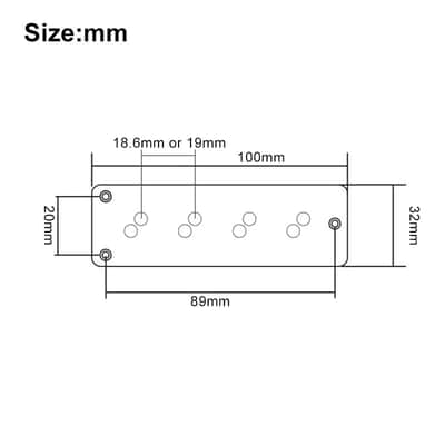 4 String Electric Bass Alnico 5 Soapbar Pickups Set image 4