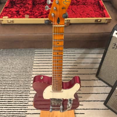 Fender Telecaster 1961 GLAS Custom Relic 8lb With G&G Custom Relic Tweed image 9