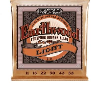Ernie Ball 2148 Earthwood Phosphor Bronze Light 11-52 image 1