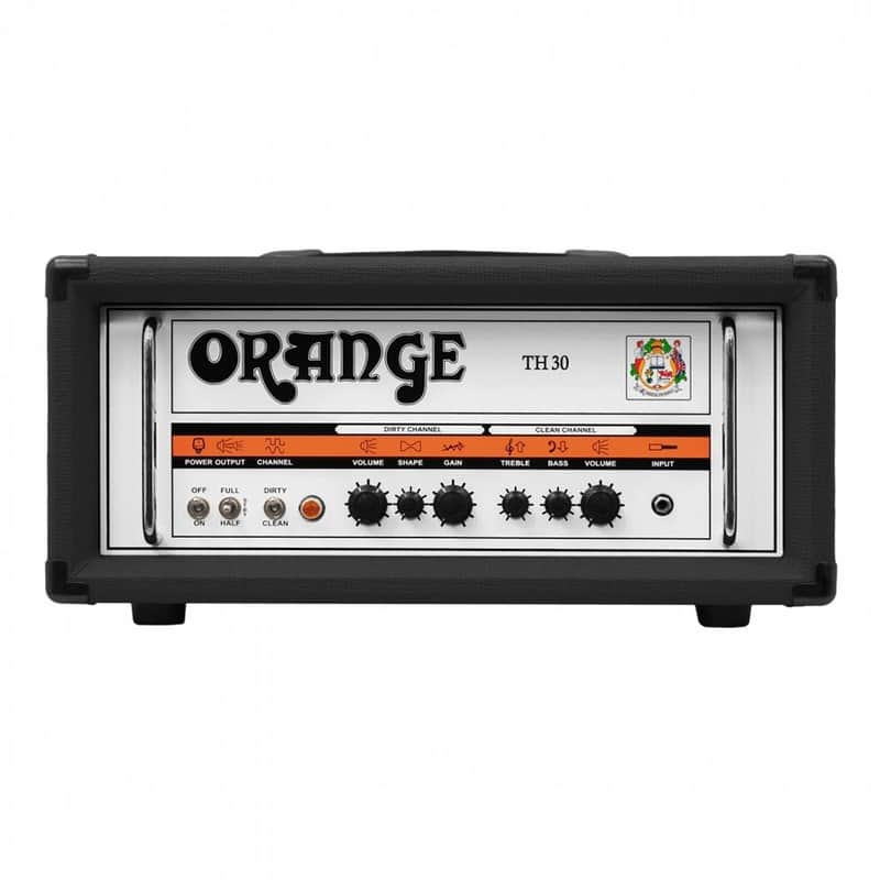 Orange TH30H 30-watt 2-channel Tube Head (Black) (B-Stock) image 1