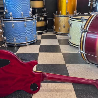Hamer MONF‑CS‑U The Monaco Singlecut 2010s Cherry Sunburst image 5