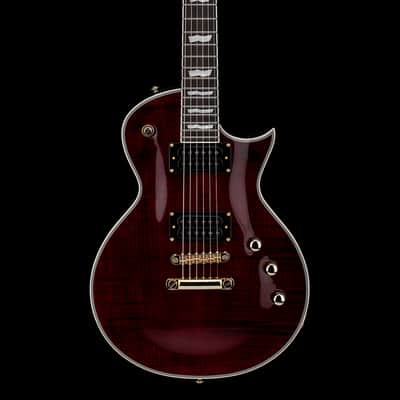 LTD EC-1000T CTM - See Thru Black Cherry #20253 (Factory Demonstration Model) image 3