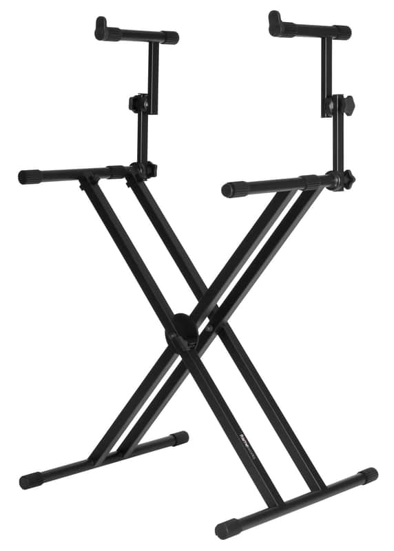 Gator Frameworks GFW-KEY-5100X Deluxe 2-Tier X-Style Keyboard Stand (2-pack) Bundle image 1
