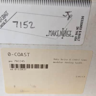 MAKE NOISE 0 COAST Synth Semi-Modular Desktop Synthesizer - New in Box image 2