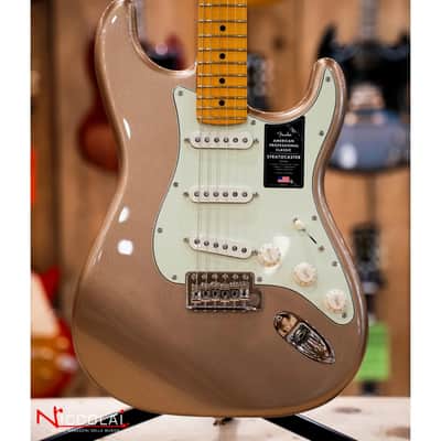 Fender American Professional Classic Stratocaster, Maple Fingerboard, Faded Firemist Gold image 1
