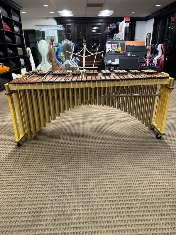 Musser Band Marimba Model #210 c.1950.  Includes Custom Wooden Travel Cases image 1
