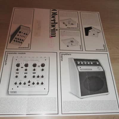 Oberheim Vintage Synthesizer Catalog–1975- Very Rare - Original Vintage Synthesizer Brochure image 3