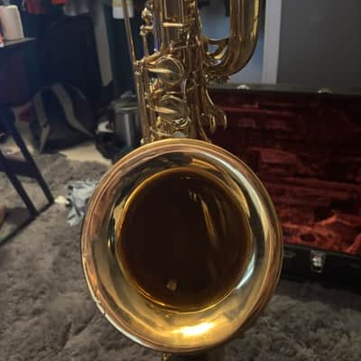 Yamaha YBS-62II Professional Eb Baritone Saxophone 2021 - Present - Gold Lacquered Brass image 5