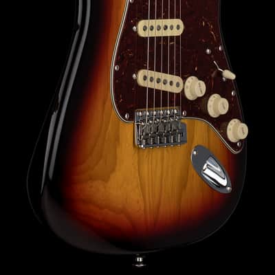 Fender Custom Shop American Custom Stratocaster NOS (2024) - Chocolate 3-Color Sunburst #17134 with Original Hard Case image 6