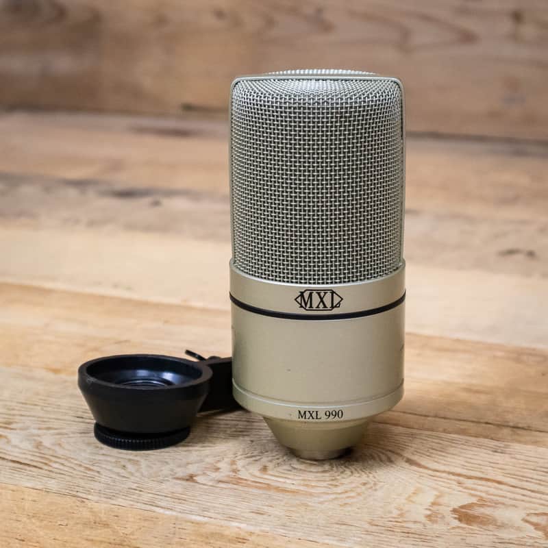MXL 990 Studio Condenser Microphone w/ Mic Clip Voice Vocal Mike U283295 image 1
