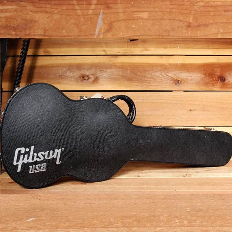 GIBSON USA SG HARD SHELL CASE Factory Black TKL White Fur Nice! 13020 image 1