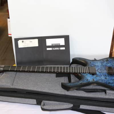 Mayones Duvell Elite 6 Ice Dragon Raw 26.5 Baritone With Hybrid Case & COA image 15