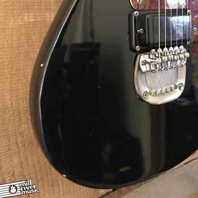 Mosrite SM Singlecut Vintage Electric Guitar Black Modified 1977 image 9