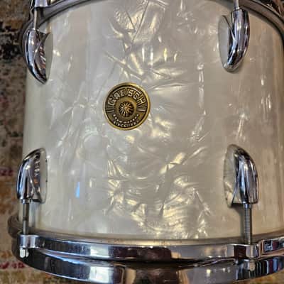 Gretsch 13x9" Round Badge 6-ply Rack Tom - White Marine Pearl 1960s image 3