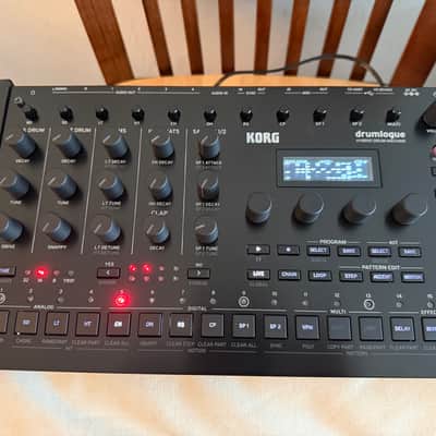 Korg Drumlogue Hybrid Drum Machine 2022 - Present - Black image 1