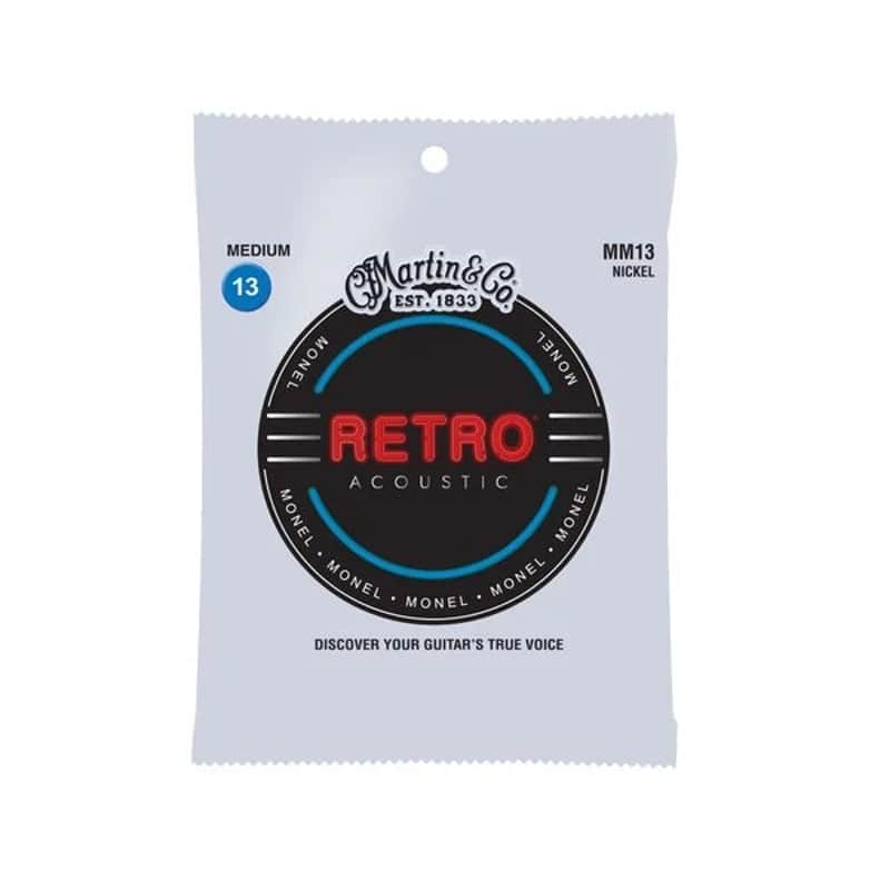 Martin MM13 Retro Monel Wound Guitar Strings, 13-56 Medium image 1