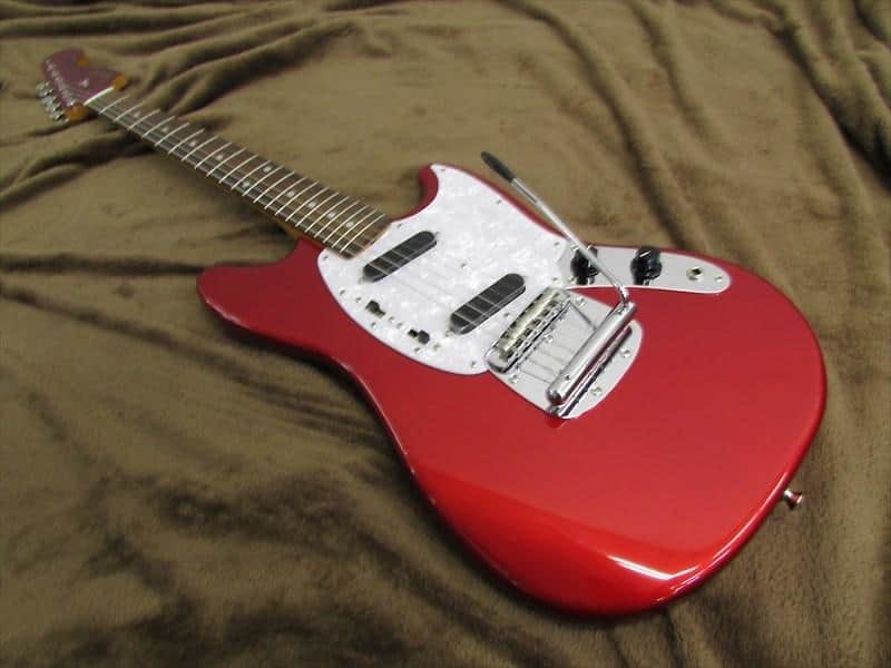 Fender Japan Mustang MG69 '69 Reissue, Candy Apple Red | Reverb