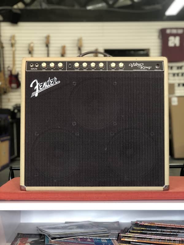 Fender Vibro-King Custom 60 Watt 3x10" Combo Tube Amplifier image 1