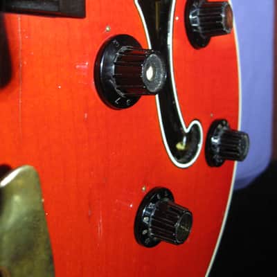Hagstrom Viking II Deluxe 1968 Cherry Red image 7