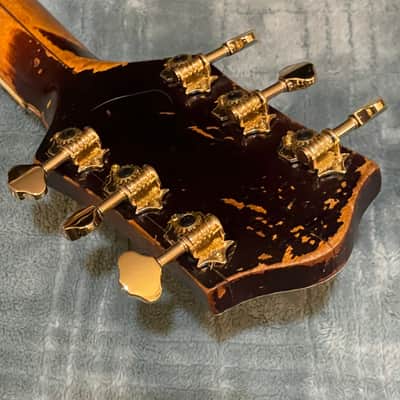 Vintage Gretsch for restoration / repair / luthier ELECTROMATIC 1953. or 1954 - Sunburst (worn) But original image 10