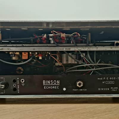 Binson Echorec Echorec P.E.603-T 1960s (Varispeed, Line/Hi-Z) image 4