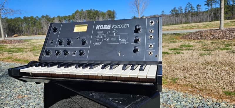 Korg VC-10 Vocoder 1970s - Black image 1