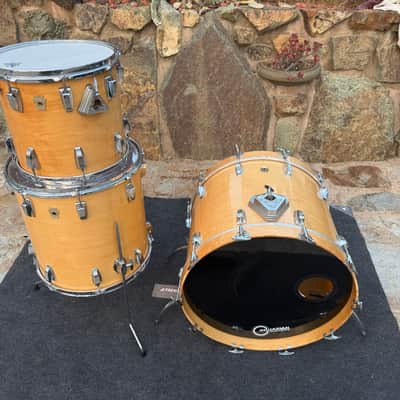 Ludwig Classic Maple 3 pc Drum Set kit -Natural Finish image 1
