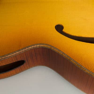 Bayard Blaine-Bayard Guitars L-5 Multi-Scale Carved Top Mandocello (2025), ser. #0313, molded fiberglass hard shell case. image 14