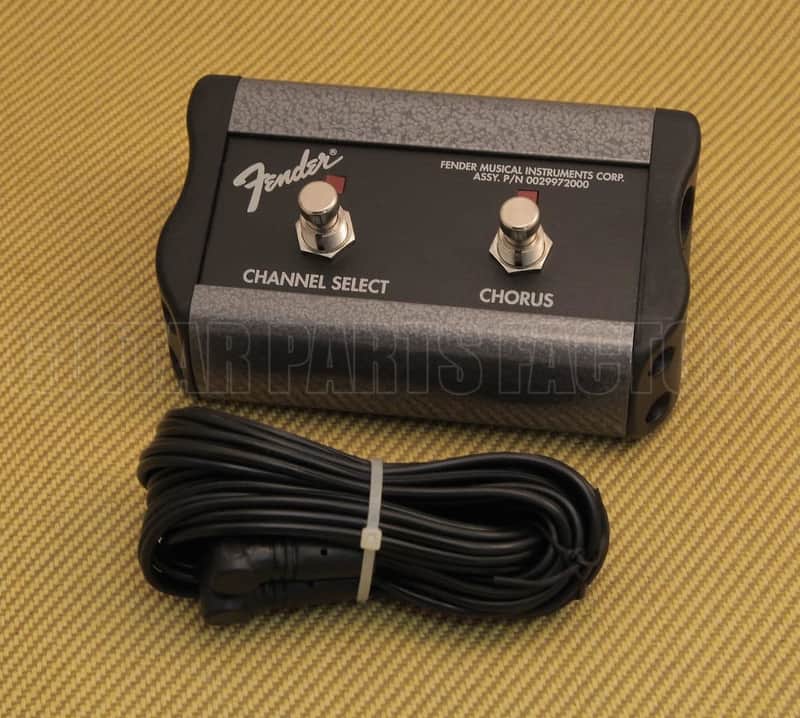099-4057-000 Fender Guitar 2-Button Footswitch: Channel/Chorus On/Off Princeton image 1