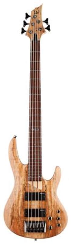 ESP LTD B205SM 5-String Electric Bass Guitar Natural Satin image 1