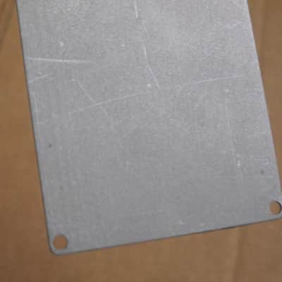 used genuine Boss Blue Label Japan Bottom Plate MISSING Serial Number (from 1990) - center area of back edge has cut out for power jack (was originally from a DD-3 pedal) NO pedal / NO other items / NO screws image 13