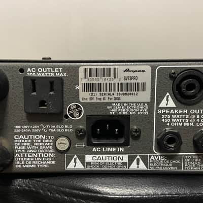 Ampeg SVT-3 PRO 450-Watt Rackmount Bass Amp Head 1999 - 2006 - Black image 5
