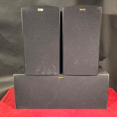 Klipsch R-15M Reference Bookshelf Speakers & R-25C Center Console Speaker image 1