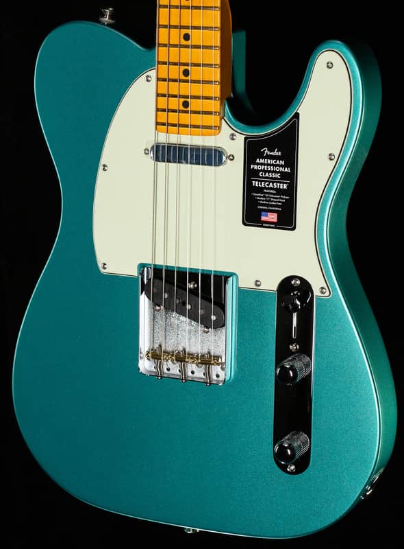 Fender American Professional Classic Telecaster Maple Fingerboard Faded Sherwood Green Metallic (578) image 1