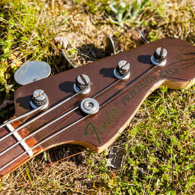 Fender  Precision Bass [Chocolate sparkle] 1994 Chocolate candy/sparkle image 4