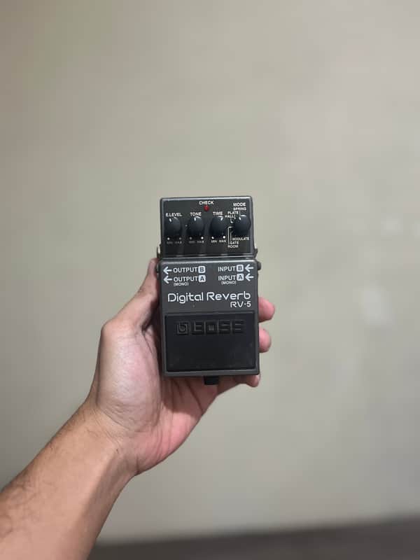 Boss RV-5 Digital Reverb (Dark Gray Label) 2002 - 2015 - Grey | Reverb