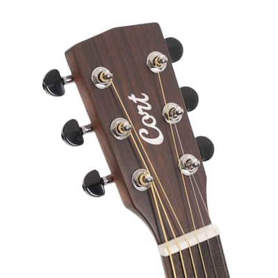 Cort EARTHGO-OP Earth Series Go Hyvibe Solid Sitka Spruce Top Mahognay Neck 6-String Travel Acoustic-Electric Guitar w/Gig Bag image 14